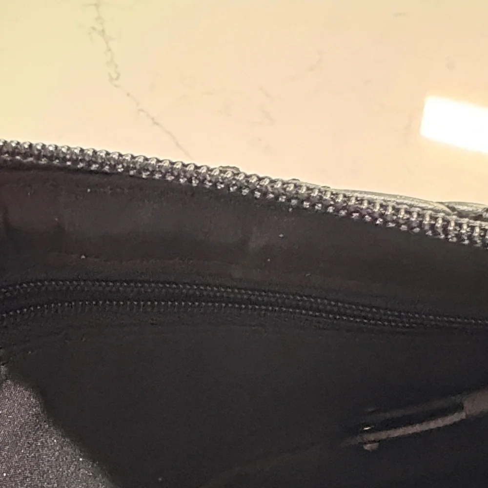 Nine West Black Quilted Wristlet